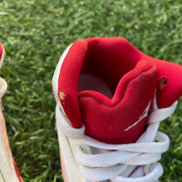 Air Jordan 5 Retro PS White Pink Red Foam Sz(12c) - Picture 6 of 7